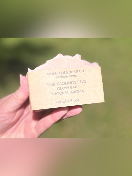 Hand Crafted Other - Handcrafted Soap - Artisan, Pink Kaolinite Clay Natural Aroma